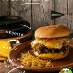 Sandwich A lo Pobre - El Sabrozón (estilo burguer, hamburguesa)