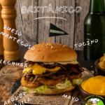 Sandwich Británico - El Sabrozón (estilo burguer, hamburguesa)