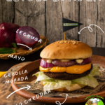 Sandwich Estilo Burguer - El Sabrozón (estilo burguer, hamburguesa)