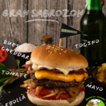 Sandwich Gran Sabrozón - El Sabrozón (estilo burguer, hamburguesa)